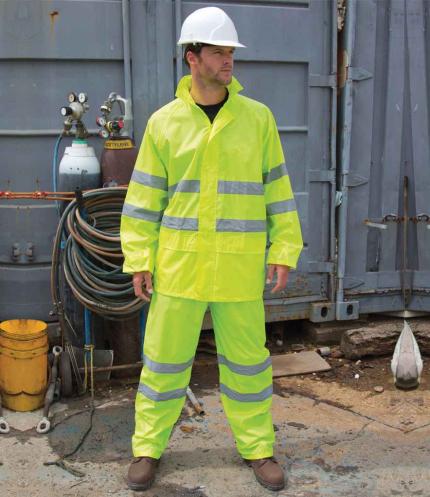 Result Safe-Guard Hi-Vis Waterproof Suit 2