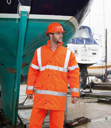 Result Core Hi-Vis Motorway Coat 1