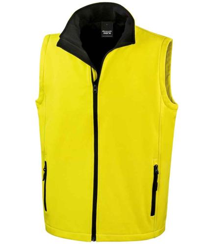 Result Core Printable Soft Shell Bodywarmer