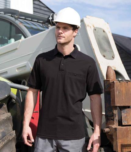 Result Work-Guard Apex Pocket Piqué Polo Shirt 1