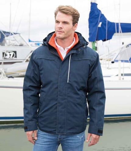 Result Work-Guard Denim Texture Rugged Jacket 2