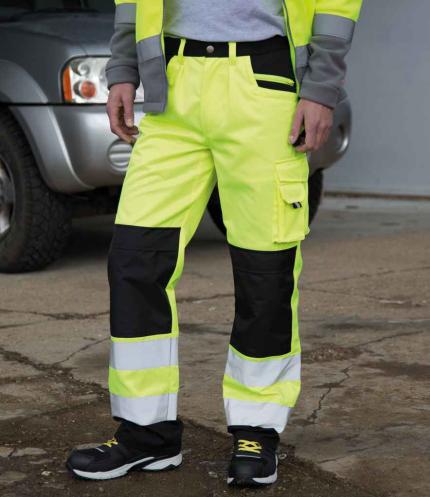 Result Safe-Guard Hi-Vis Cargo Trousers 2