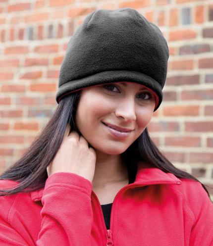 Result Reversible Fleece Skull Hat 1