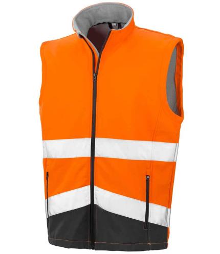 Result Safe-Guard Printable Safety Soft Shell Gilet