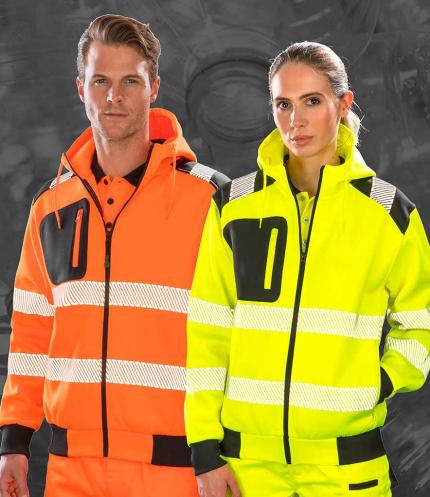 Result Genuine Recycled Safety Zip Hoodie 2