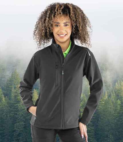 Result Genuine Recycled Ladies Three Layer Printable Soft Shell Jacket 2