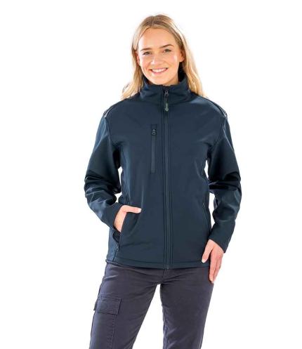 Result Recycled Ladies Three Layer Printable Soft Shell Jacket 2