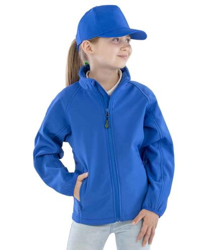 Result Recycled Kids Two Layer Printable Soft Shell Jacket 1