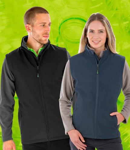Result Genuine Recycled Ladies Printable Soft Shell Bodywarmer 2