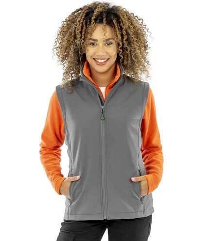 Result Genuine Recycled Ladies Printable Soft Shell Bodywarmer 2