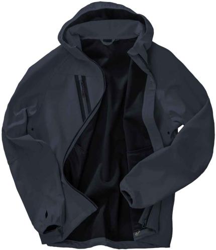 Result Recycled Three Layer Printable Hooded Soft Shell Jacket 3