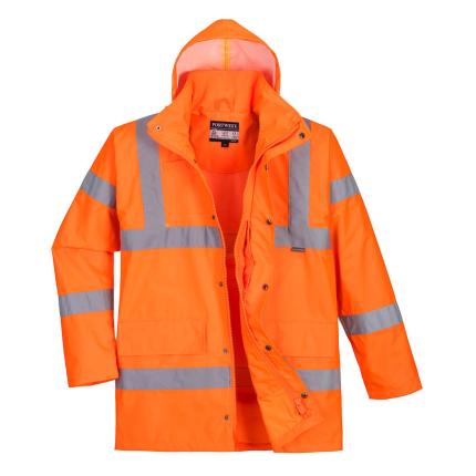 Portwest
 Hi-Vis Breathable Rain Traffic Jacket 0