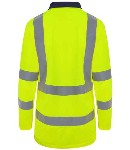 Pro RTX High Visibility Long Sleeve Polo Shirt 1