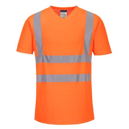 Portwest
 Hi-Vis Cotton Comfort Mesh Insert T-Shirt S/S 0