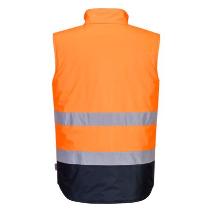 Portwest Hi-Vis Contrast Bodywarmer 1