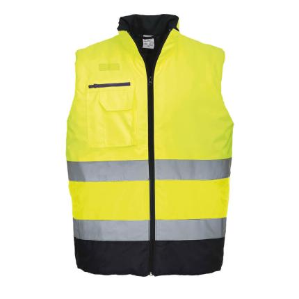 Portwest
 Hi-Vis Contrast Bodywarmer 1
