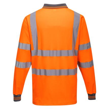 Portwest
 Hi-Vis Cotton Comfort Polo Shirt L/S 1
