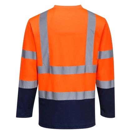 Portwest
 Hi-Vis Cotton Comfort Contrast T-Shirt L/S 1