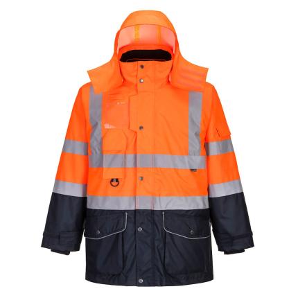 Portwest
 Hi-Vis Breathable 7-in-1 Contrast Traffic Jacket 0