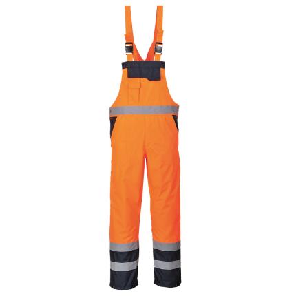 Portwest Hi-Vis Contrast Winter Bib and Brace 0