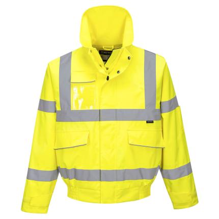 Portwest Hi-Vis Extreme Rain Bomber Jacket 0
