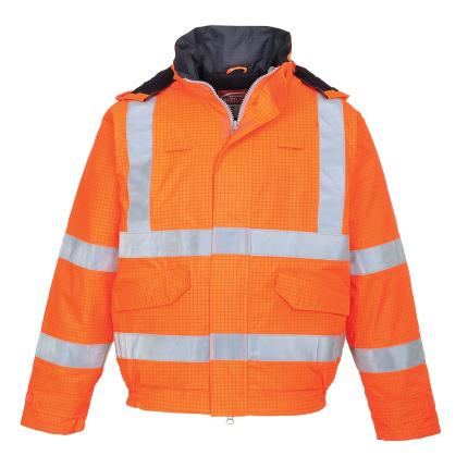 Portwest
 Bizflame Rain Hi-Vis Antistatic FR Bomber Jacket