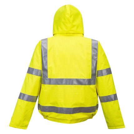 Portwest Bizflame Rain Hi-Vis Antistatic FR Bomber Jacket 1