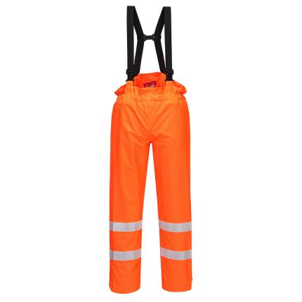 Portwest
 Bizflame Rain Unlined Hi-Vis Antistatic FR Trousers 0
