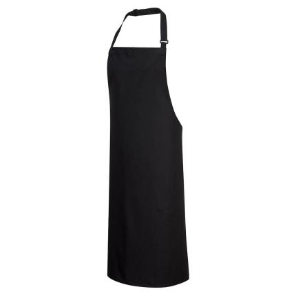 Portwest Cotton Bib Apron - Black | Order Uniform UK Ltd