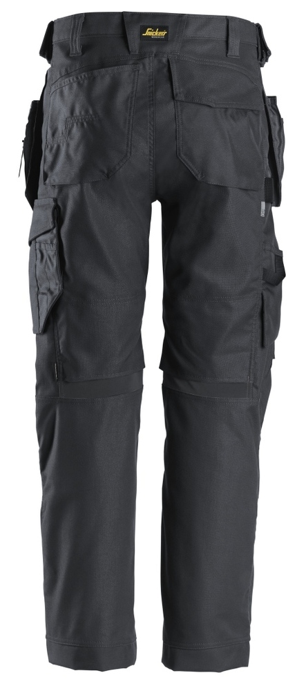 Snickers AllroundWork, Canvas+ Stretch Work Trousers+ Holster Pockets 1