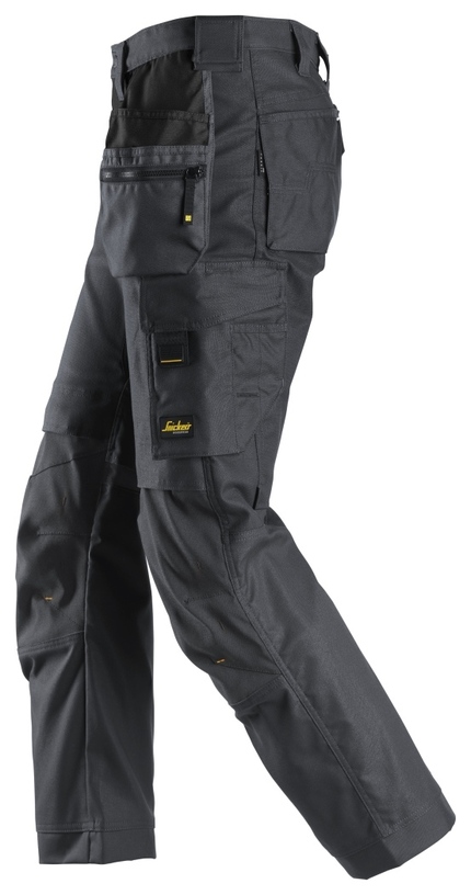 Snickers AllroundWork, Canvas+ Stretch Work Trousers+ Holster Pockets 2