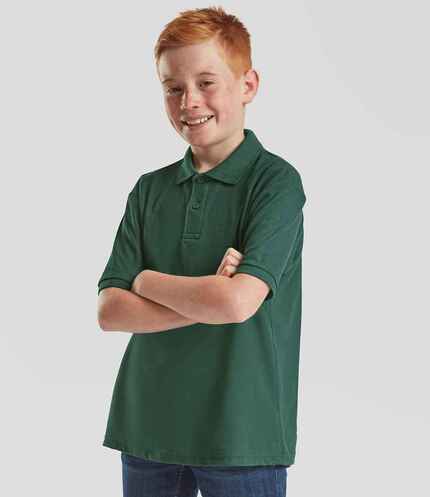 Fruit of the Loom Kids Poly/Cotton Piqué Polo Shirt 3