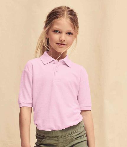 Fruit of the Loom Kids Poly/Cotton Piqué Polo Shirt 3