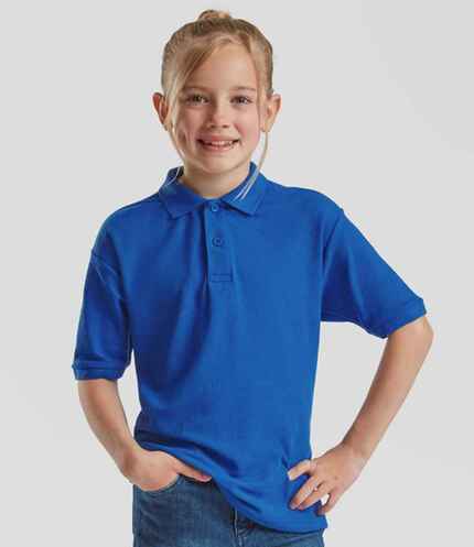 Fruit of the Loom Kids Poly/Cotton Piqué Polo Shirt 3