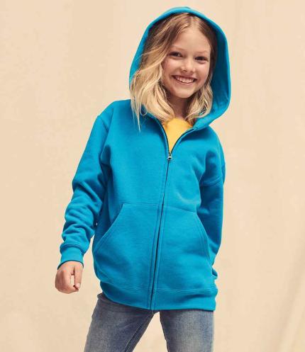 Fruit of the Loom Kids Classic Zip Hooded Sweatshirt 3