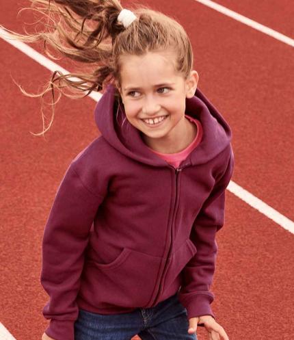 Fruit of the Loom Kids Classic Zip Hooded Sweatshirt 3