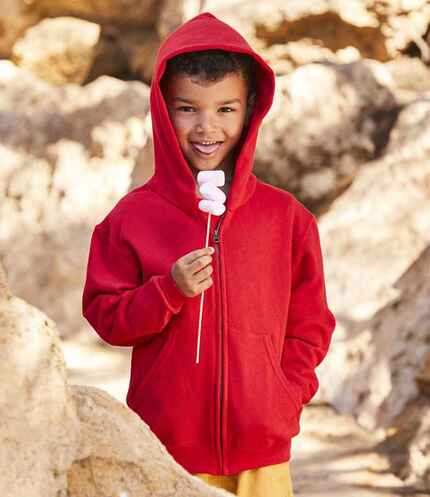 Fruit of the Loom Kids Classic Zip Hooded Sweatshirt 3