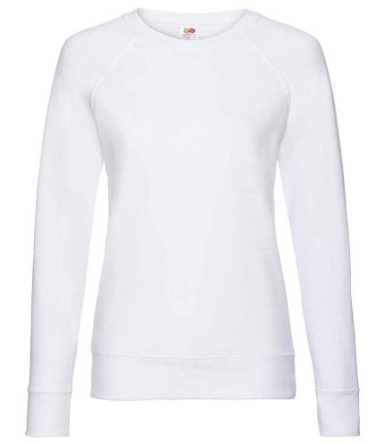 Fruit of the Loom Lady Fit Lightweight Raglan Sweatshirt