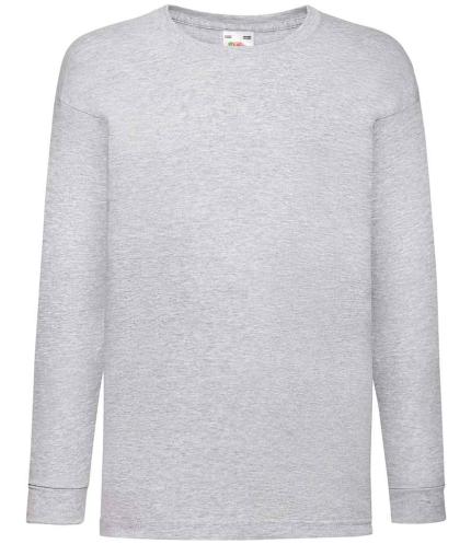Fruit of the Loom Kids Long Sleeve Value T-Shirt