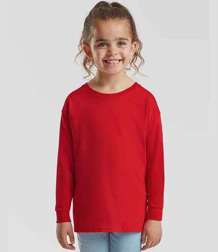Fruit of the Loom Kids Long Sleeve Value T-Shirt 3