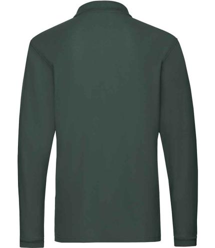Fruit of the Loom Premium Long Sleeve Cotton Piqué Polo Shirt 2