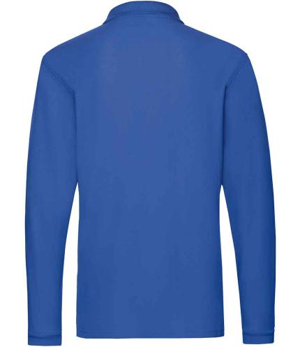 Fruit of the Loom Premium Long Sleeve Cotton Piqué Polo Shirt 2