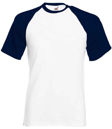 Fruit of the Loom Contrast Baseball T-Shirt