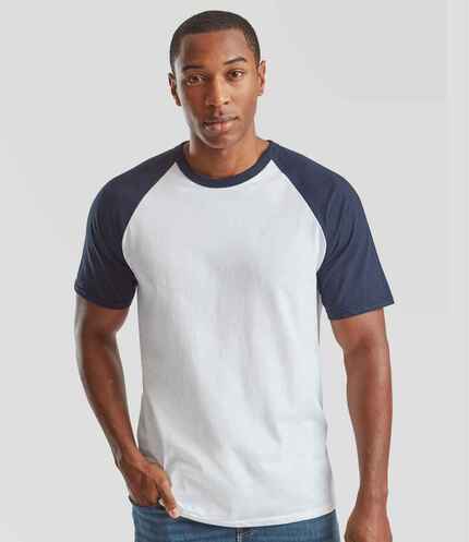 Fruit of the Loom Contrast Baseball T-Shirt 2