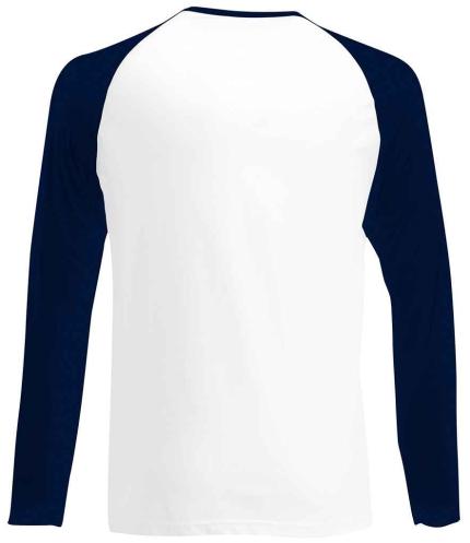 Fruit of the Loom Contrast Long Sleeve Baseball T-Shirt 1