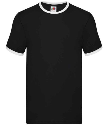 Fruit of the Loom Contrast Ringer T-Shirt