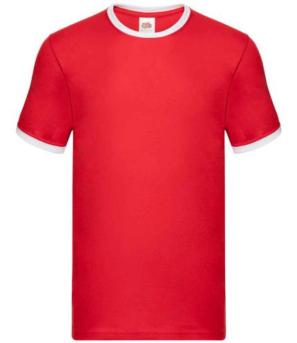 Fruit of the Loom Contrast Ringer T-Shirt 0