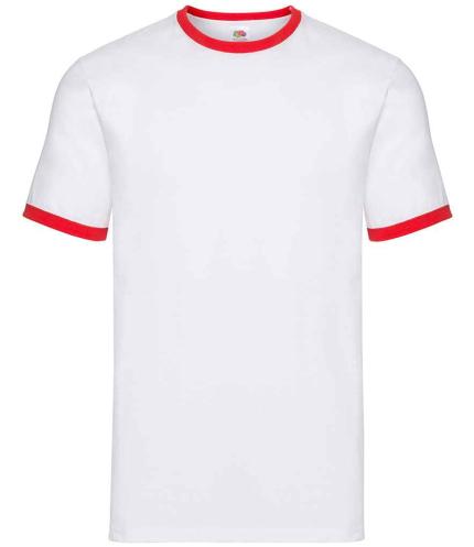 Fruit of the Loom Contrast Ringer T-Shirt
