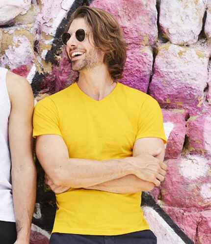 Fruit of the Loom V Neck Value T-Shirt 3