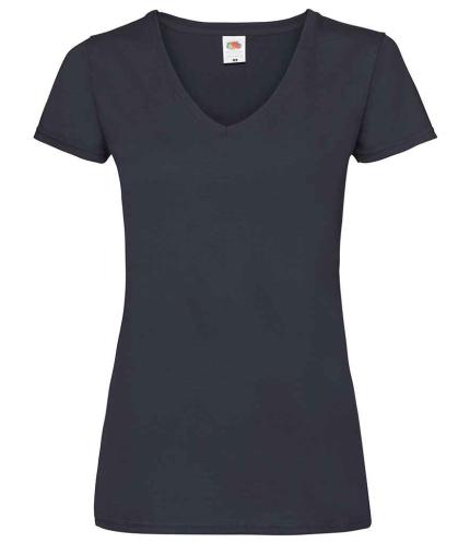 Fruit of the Loom Lady Fit Value V Neck T-Shirt 0